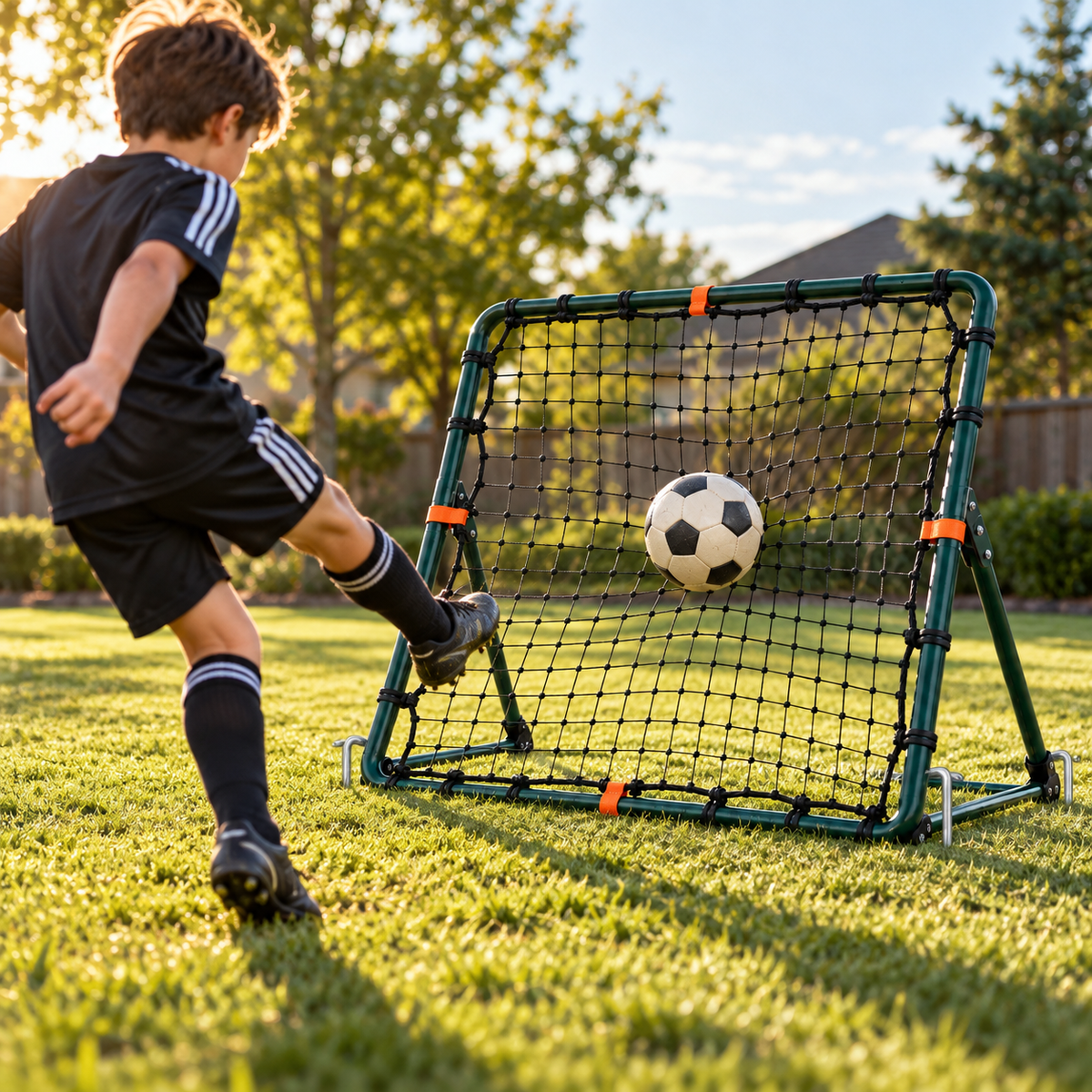 Portable Soccer Rebound Training Net