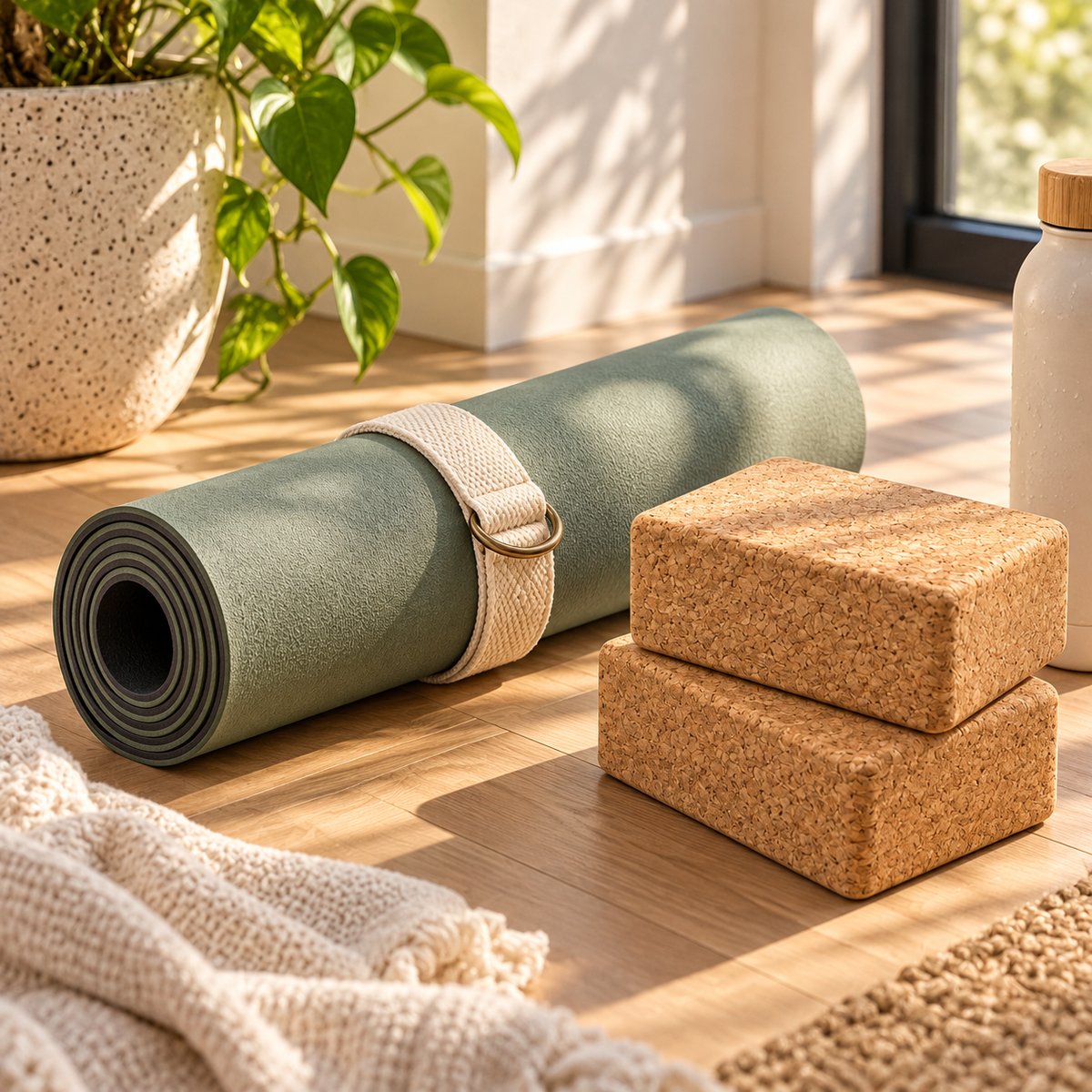 Reversible Yoga Mat Set