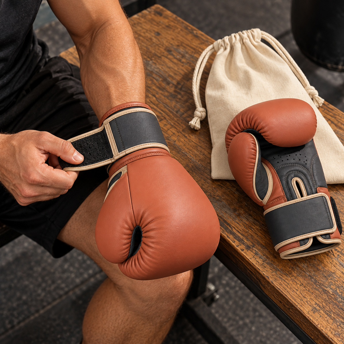 Terracotta Boxing Training Gloves