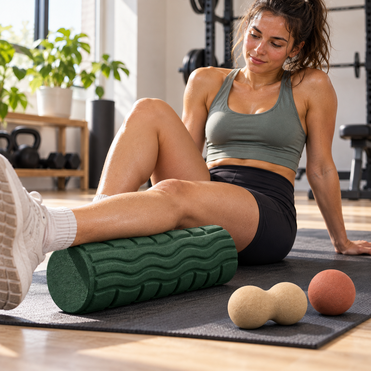 Textured Foam Roller Recovery Set