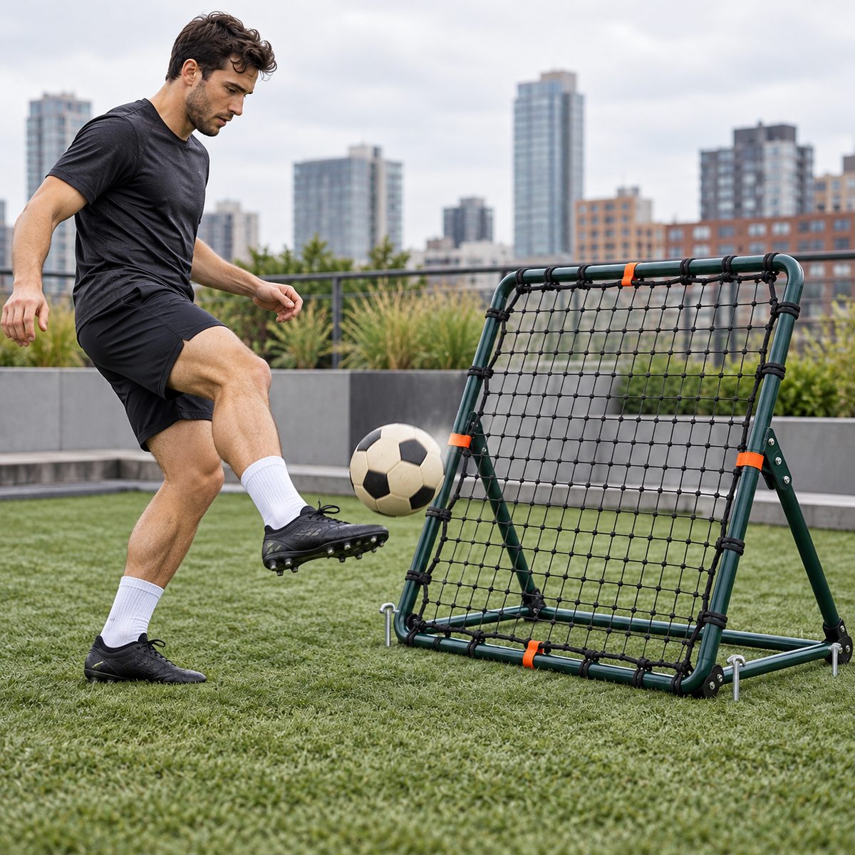 Portable Soccer Rebound Training Net