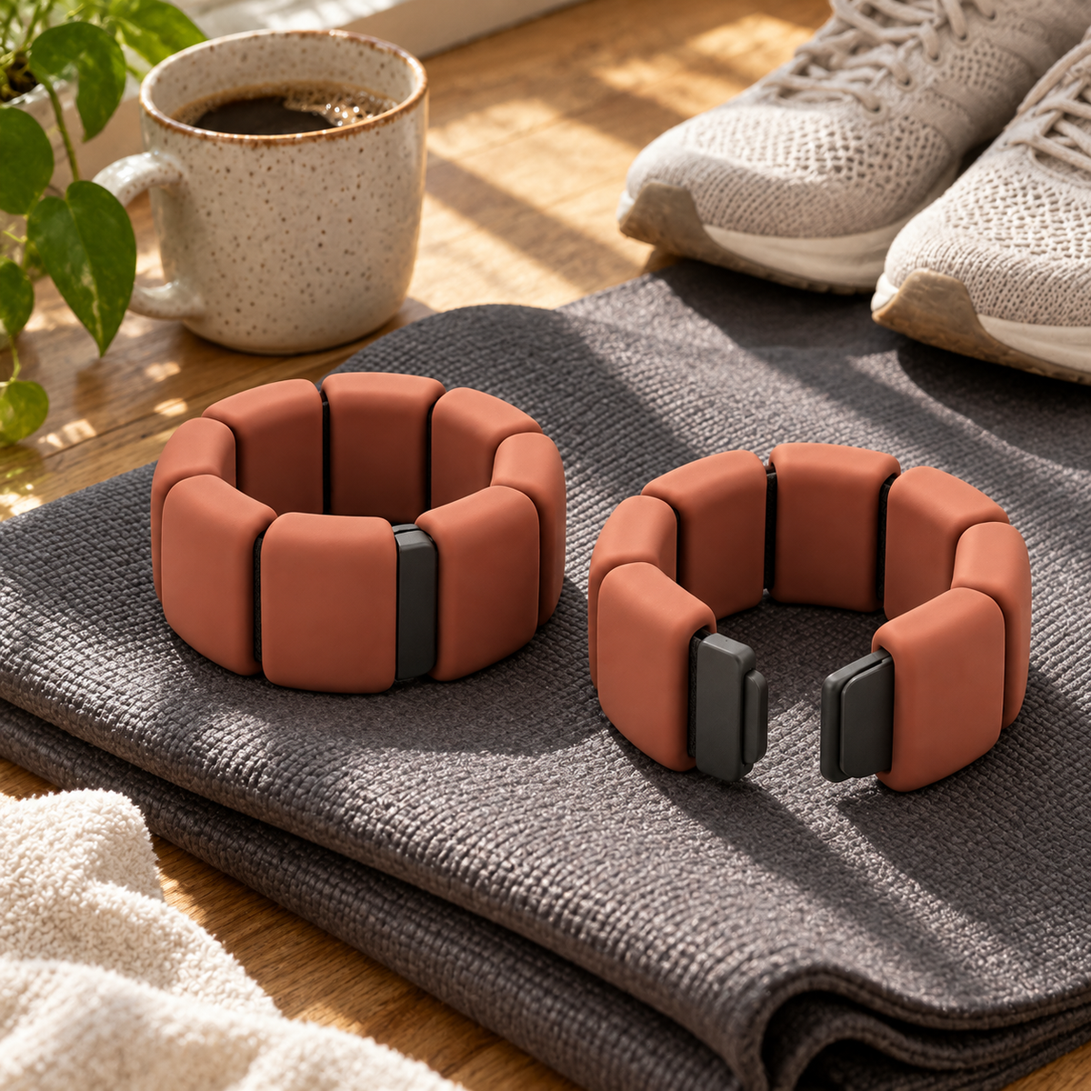 Terracotta Wrist and Ankle Weight Set